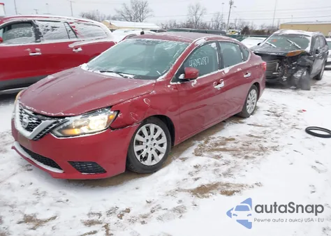 2016 Nissan Sentra Fe+ S/S/Sl/Sr/Sv z USA, uszkodzony, nr VIN 3N1AB7APXGL637240